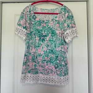 Lilly Pulitzer Short Sleeve Top